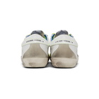 Golden Goose White Fluorescent Superstar Sneakers