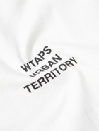 WTAPS - Logo-Print Appliquéd Cotton-Jersey T-Shirt - White