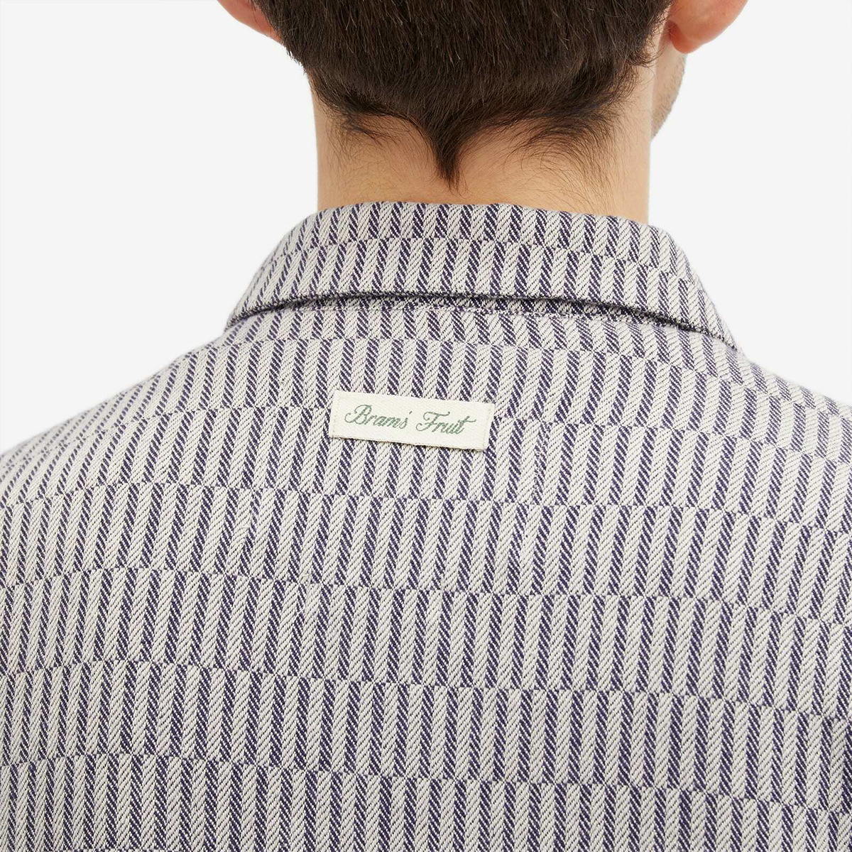 Bram's Fruit Men's Teacloth Overshirt in Navy