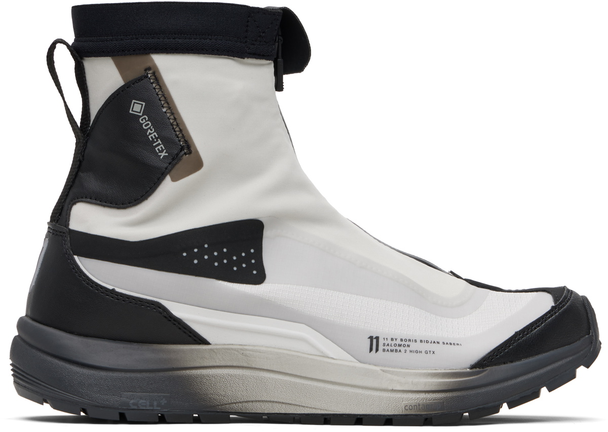 11 by Boris Bidjan Saberi White Salomon Edition Bamba 2 High GTX V2 Sneakers