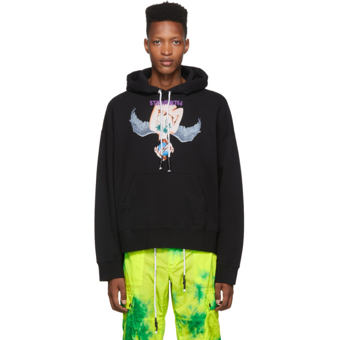 Photo: Palm Angels Black Angel Hoodie