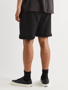 Les Tien - Straight-Leg Cotton-Jersey Shorts - Black