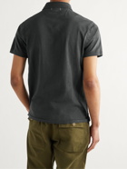 ALEX MILL - Standard Slub Cotton-Jersey Polo Shirt - Black - S