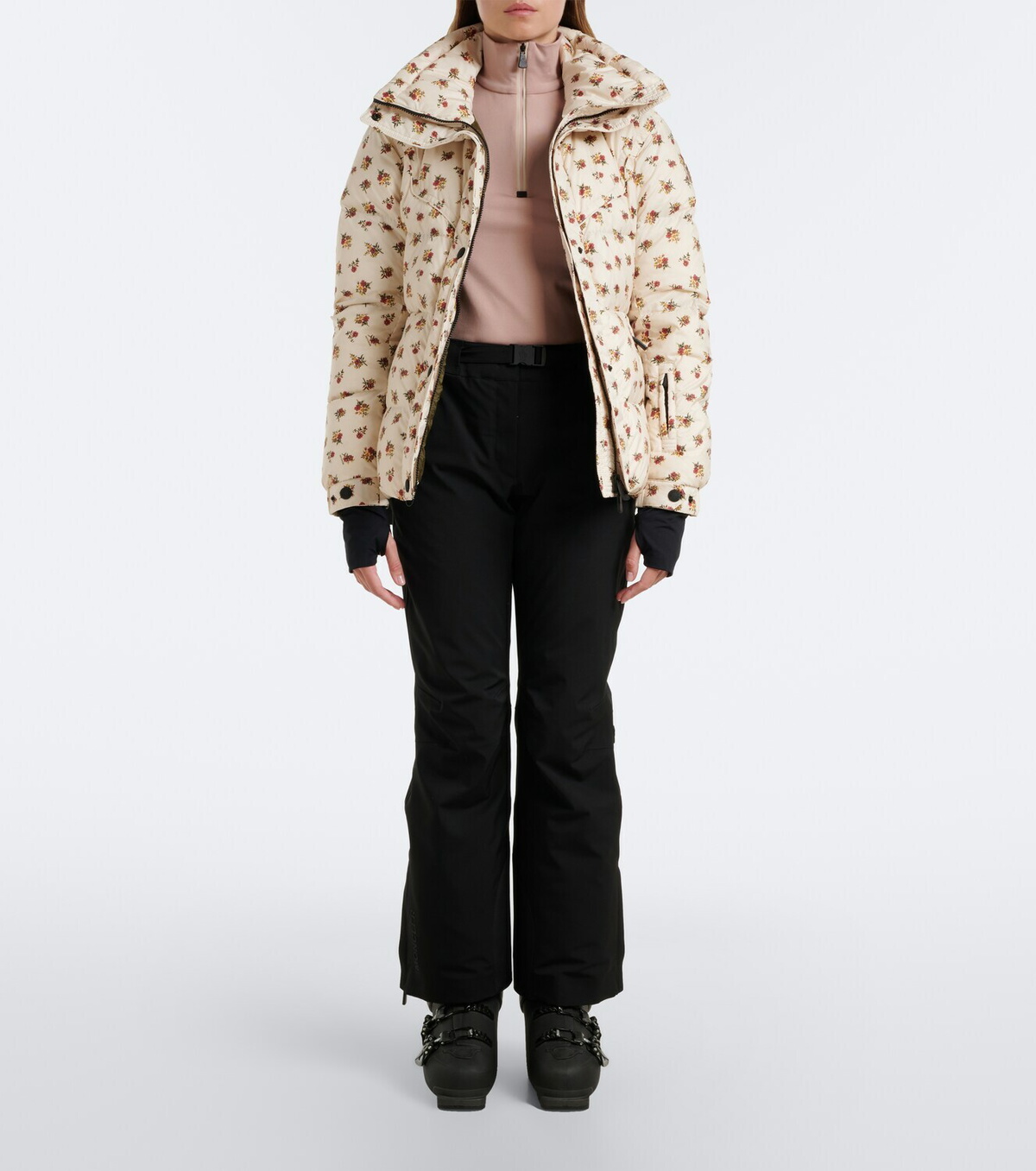 Moncler Grenoble Colorblocked ski top