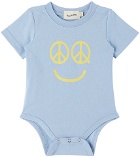 Museum of Peace & Quiet SSENSE Exclusive Baby Blue Smiley Jumpsuit