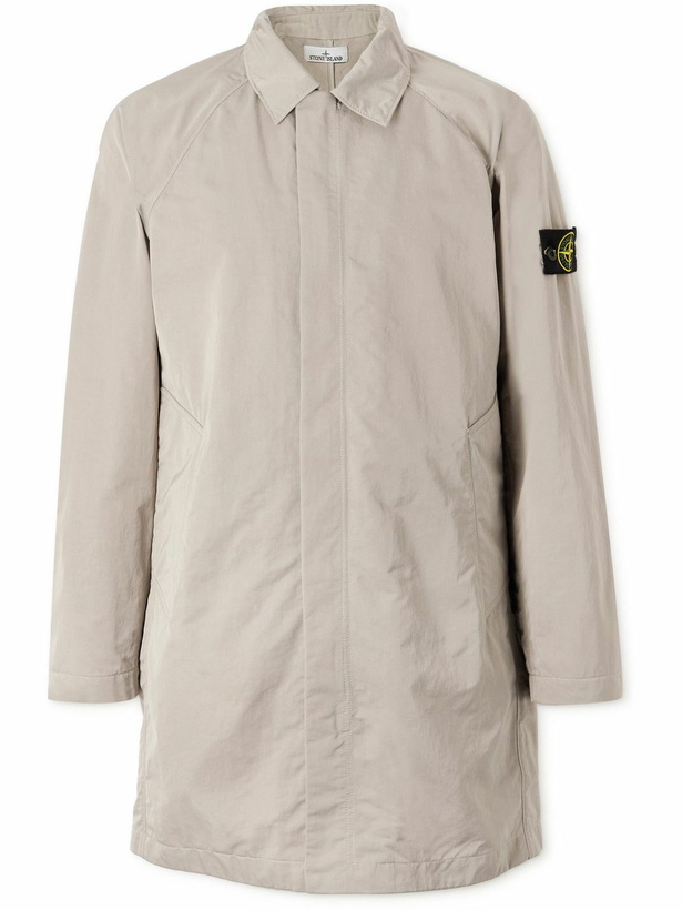 Photo: Stone Island - Logo-Appliquéd Twill Jacket - Neutrals