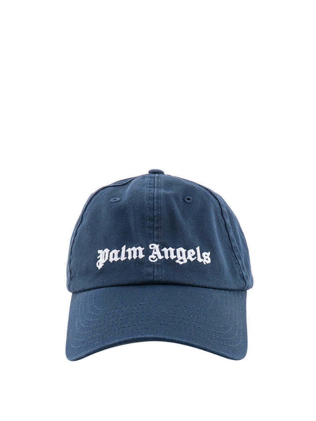 Photo: Palm Angels Hat Blue   Mens