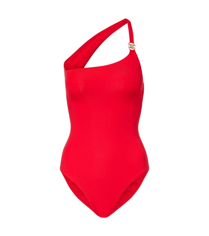Photo: Melissa Odabash Seychelles embellished swimsuit
