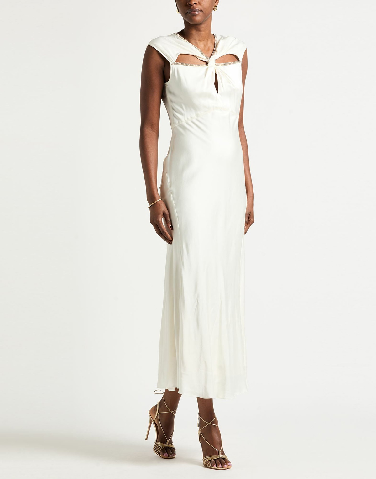 Sandro Womens Maxi dress in Off white