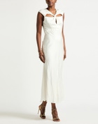 Sandro Womens Maxi dress in Off white