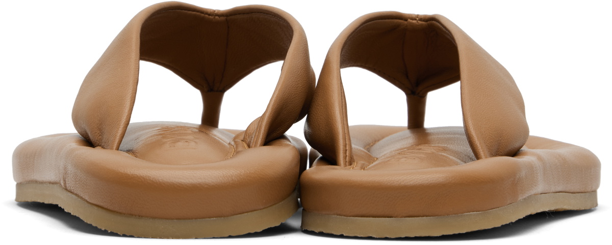 BY FAR Tan Dasha 2.0 Flip-Flops