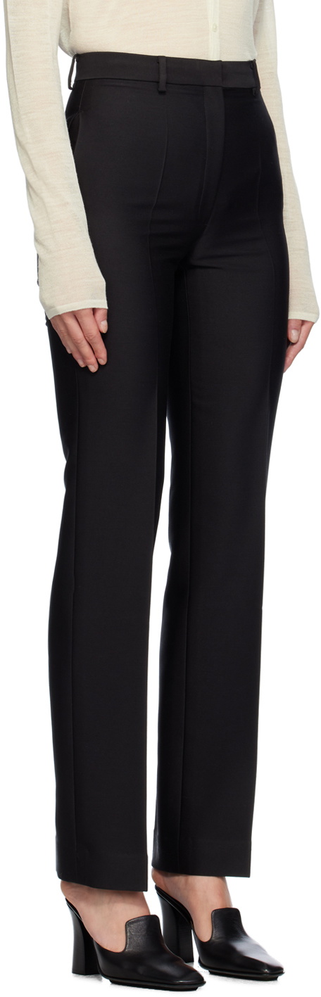 GIA STUDIOS Black Creased Trousers