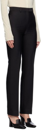 GIA STUDIOS Black Creased Trousers