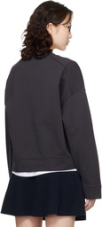 GANNI Black Isoli Jersey Sweatshirt