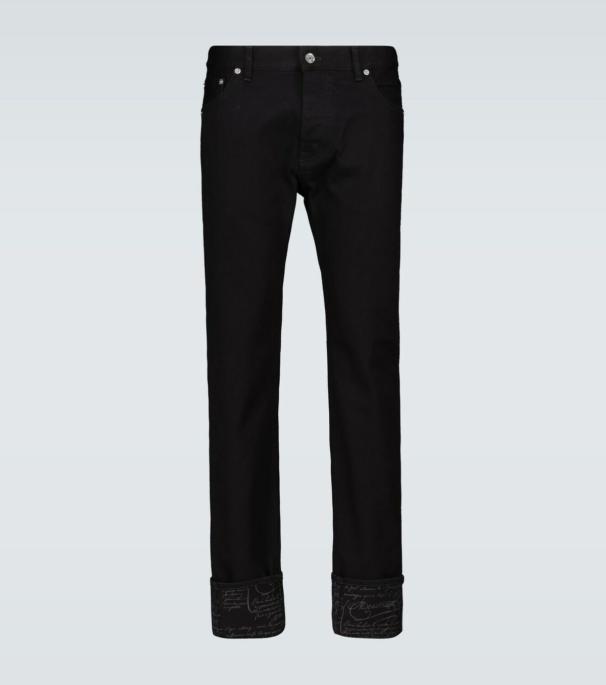 Berluti Classic five-pocket Scritto jeans