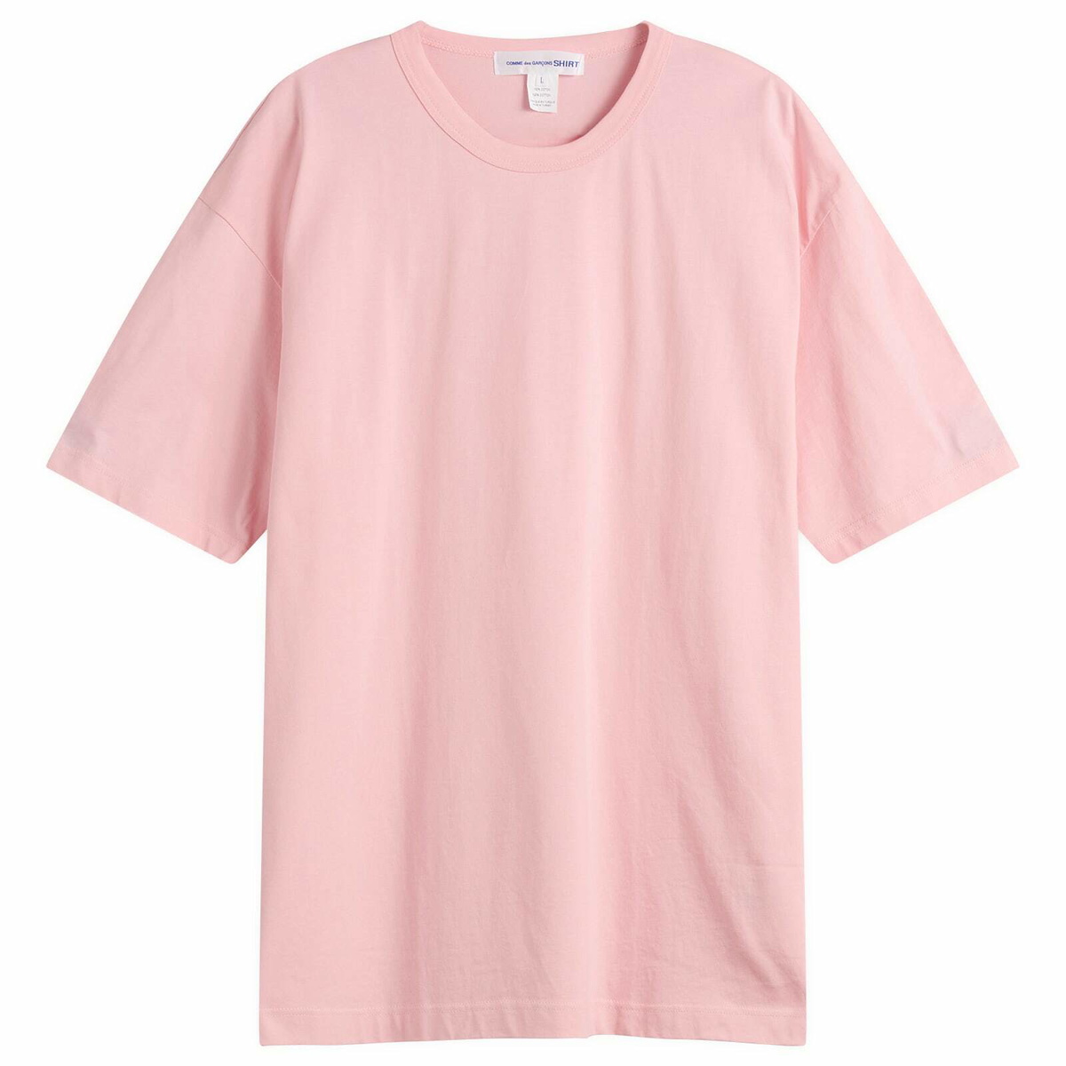 Comme des Garçons SHIRT Men's Oversized Cotton Jersey in Pink