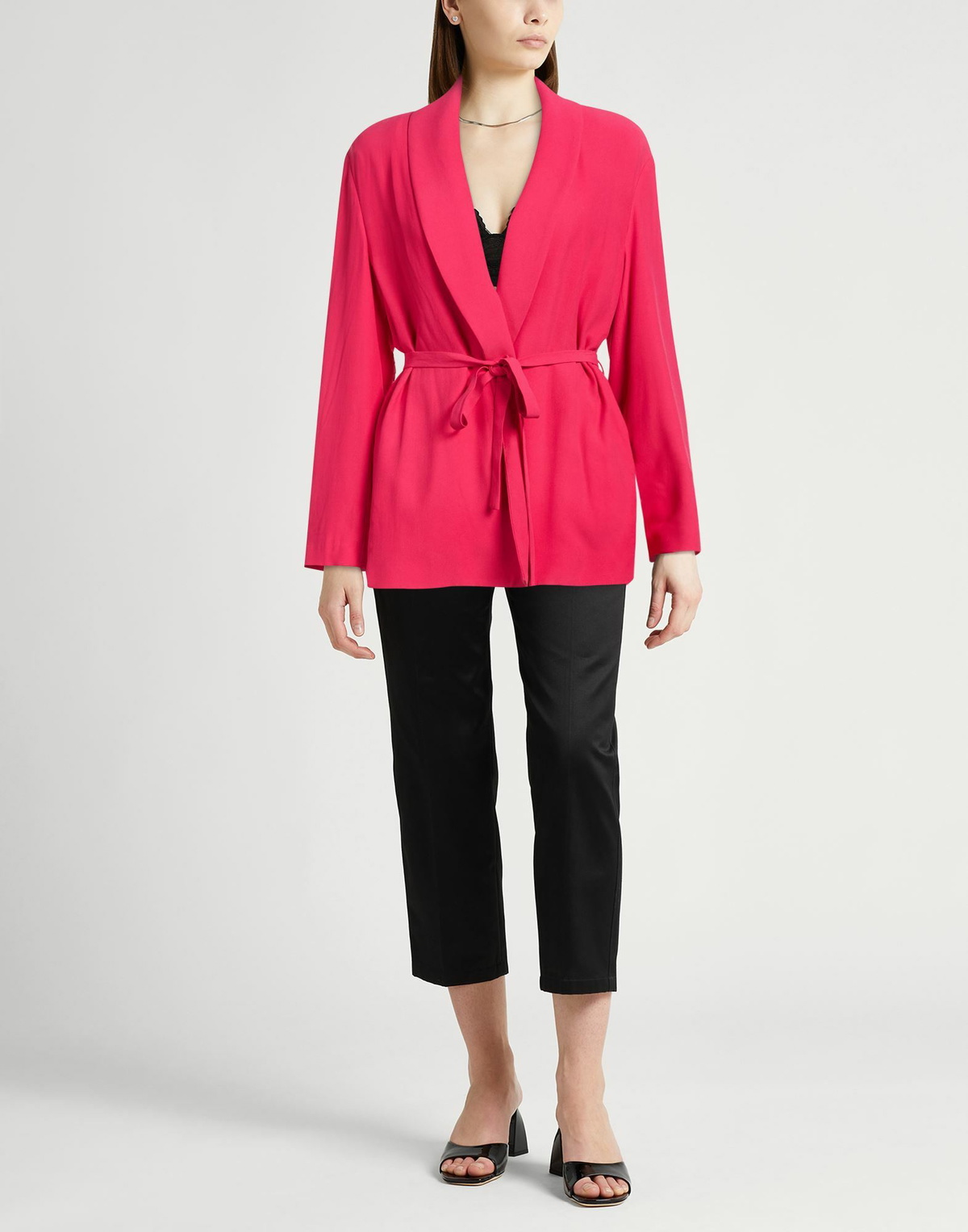 Erika Cavallini Womens Blazer in Magenta