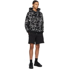 Marcelo Burlon County of Milan Black Faces Hoodie