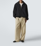 Calvin Klein Collection Baxter pleated cotton straight pants