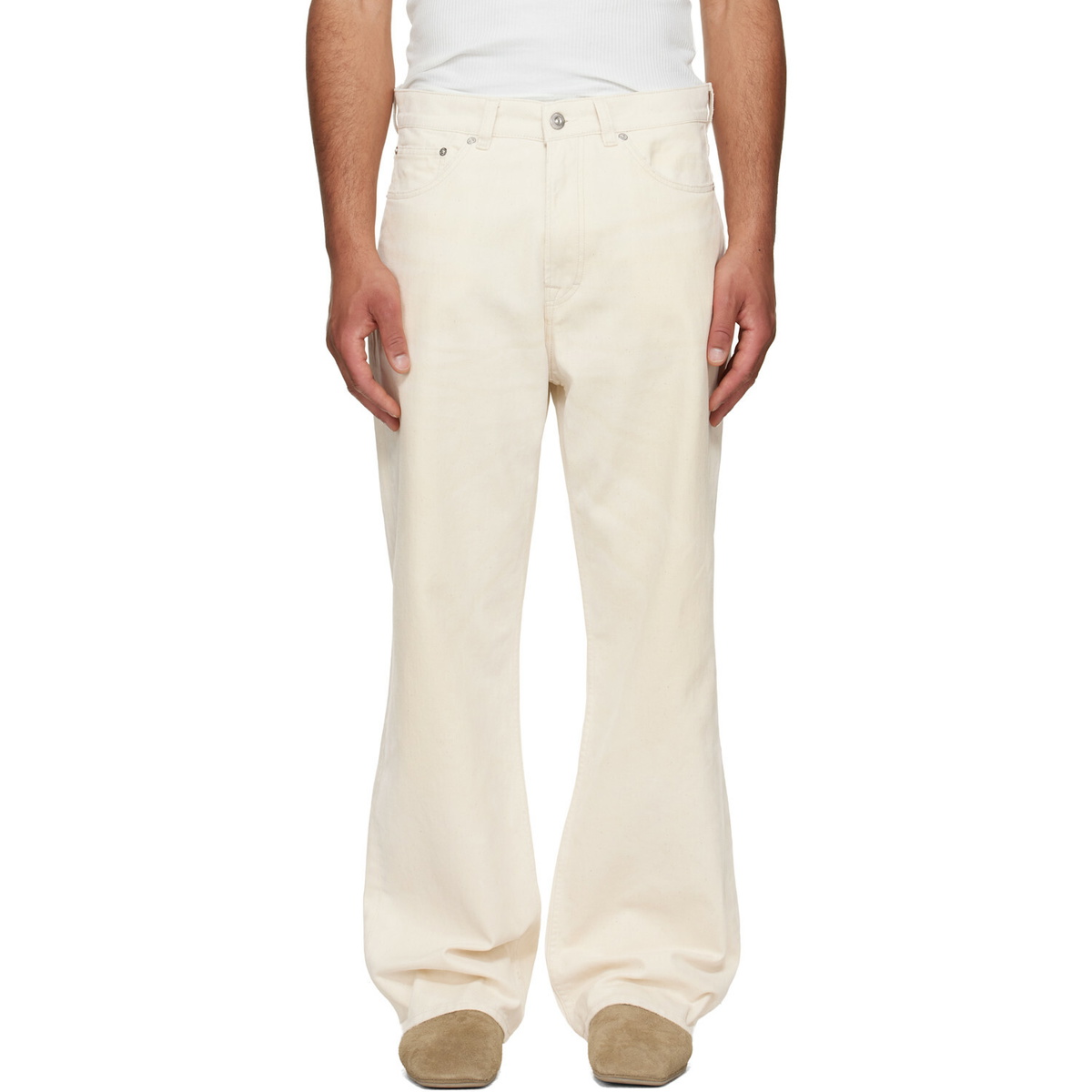 OUR LEGACY Off-White Third Cut Jeans
