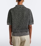 Róhe Cotton-blend bouclé polo sweater