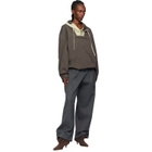 JW Anderson Gray Contrast Hood Anorak