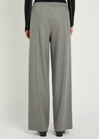 Maria Mcmanus Straight-leg Stretch-wool Trousers Grey