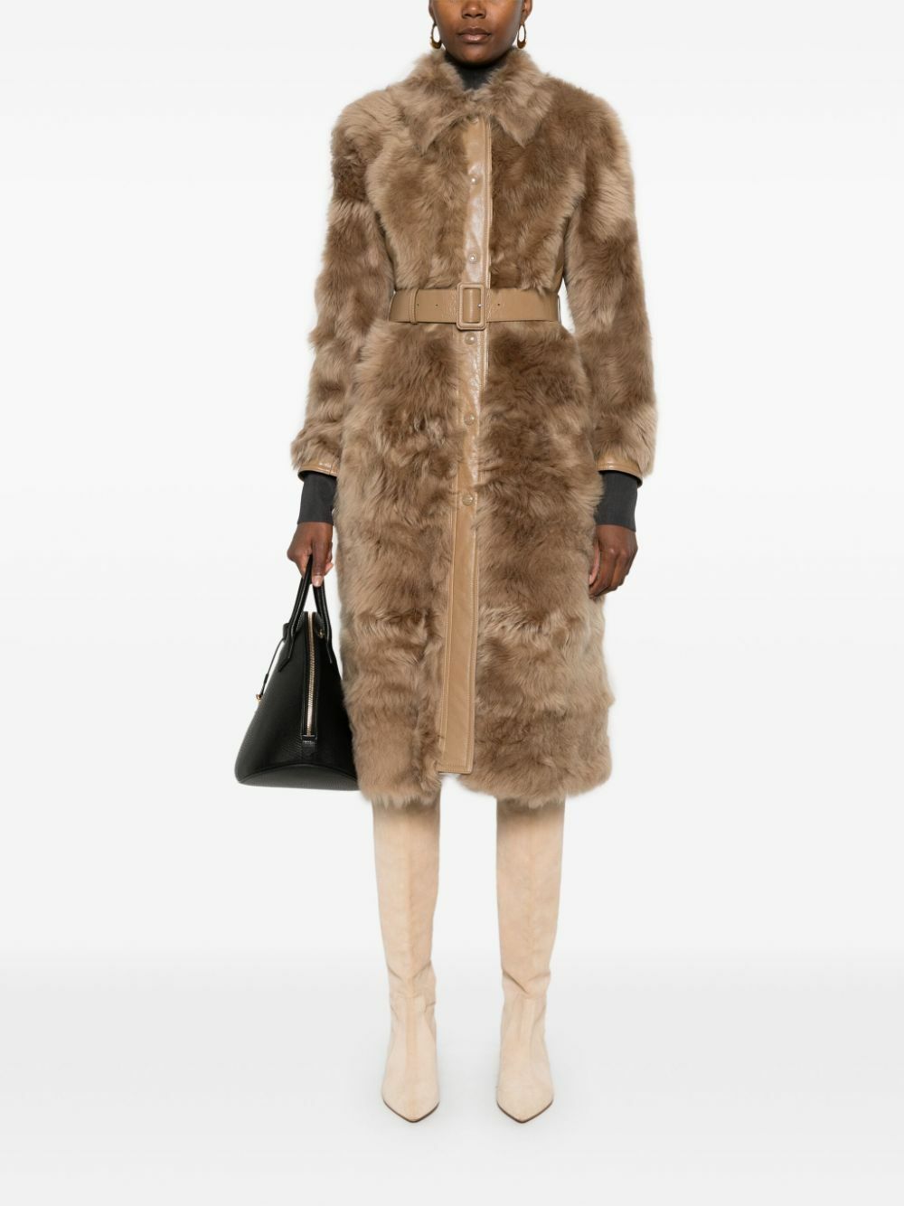 TOM FORD Panelled Belted Coat