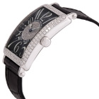 Franck Muller Long Island Quartz Diamond Black Dial Watch 952 QZ D 1P OG