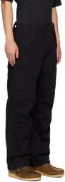 nanamica Black Straight-Leg Cargo Pants