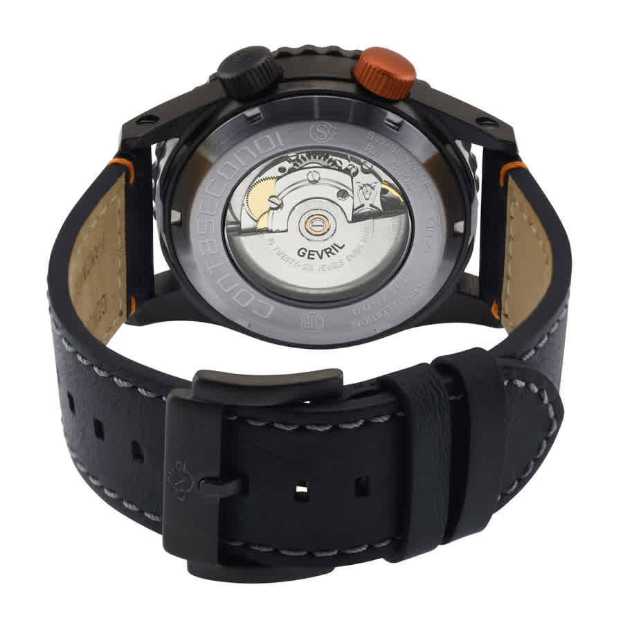 GV2 by Gevril Contasecondi Automatic Grey Dial Mens Watch 3509S