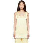 WARDROBE.NYC Yellow Liquid Tank Top