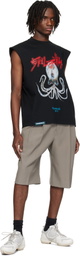 NAMESAKE Black Evans Sell Fish Squid Tank Top