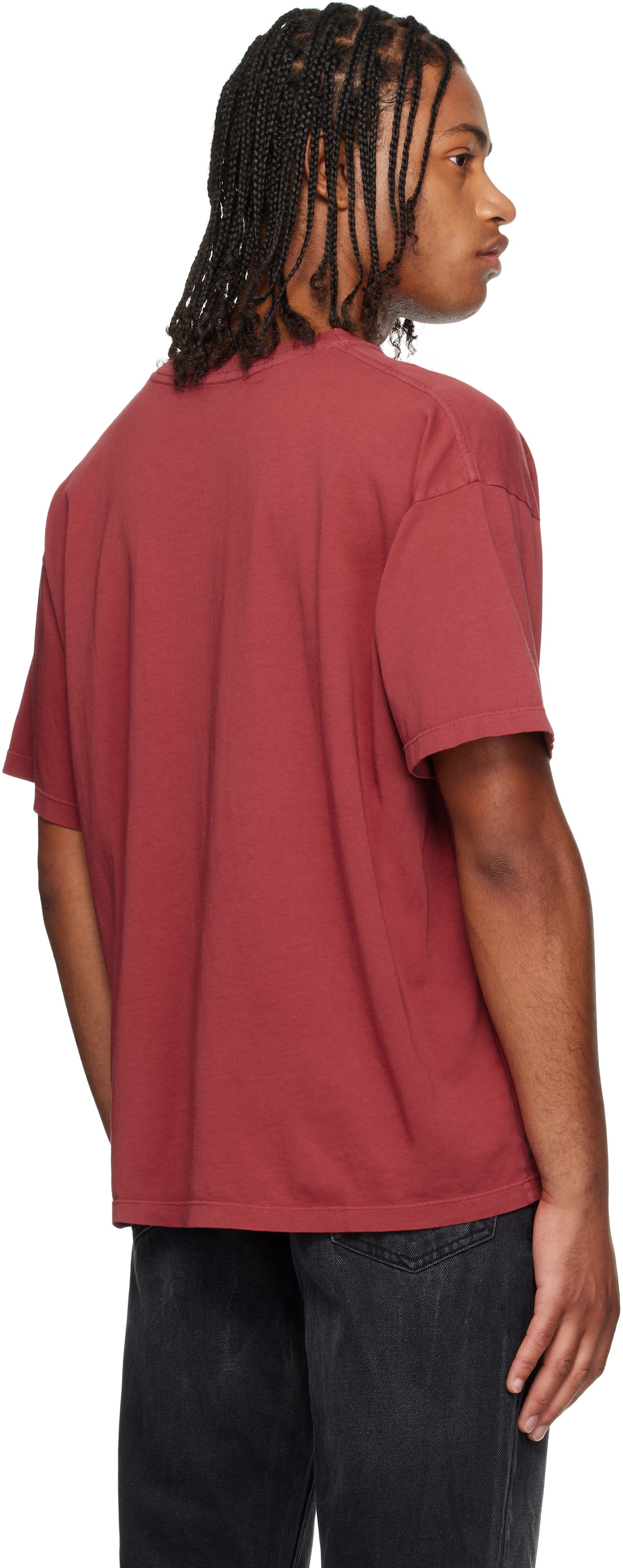 ALEXANDER DIGENOVA Red 'Red Light District' T-shirt