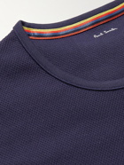 Paul Smith - Slim-Fit Logo-Appliquéd Textured Cotton-Blend Jersey T-Shirt - Blue