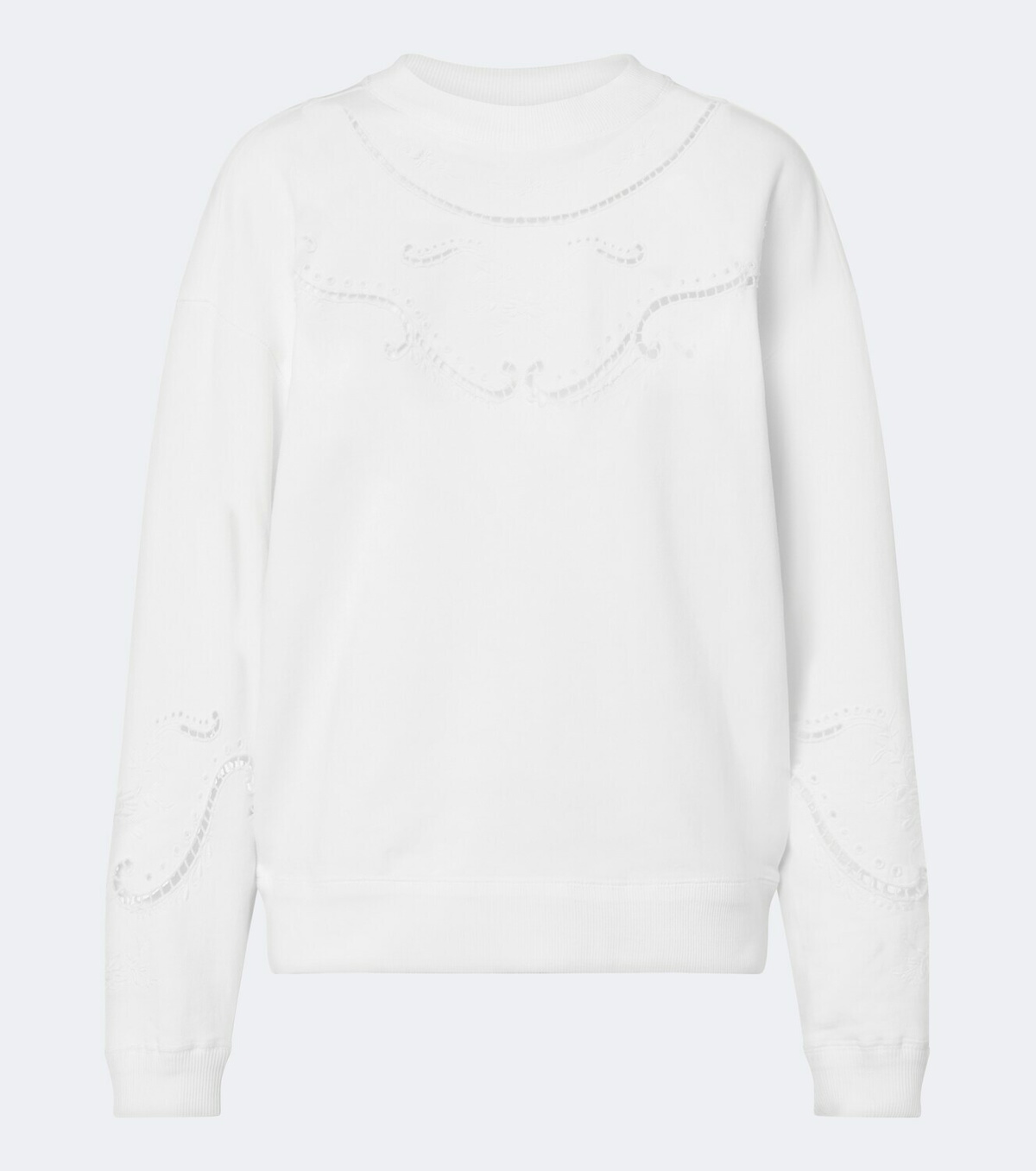 Marant Etoile Vella embroidered cotton sweatshirt
