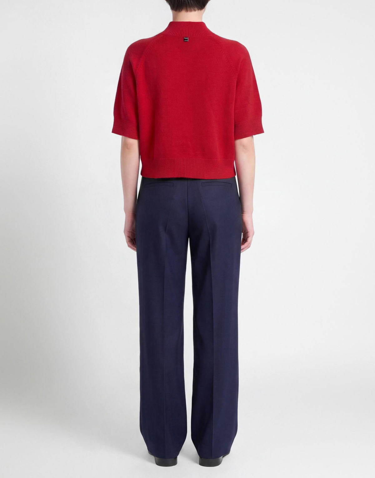 Manila Grace Womens Turtleneck in Magenta
