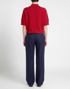 Manila Grace Womens Turtleneck in Magenta