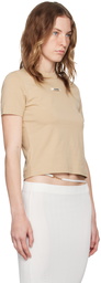 JACQUEMUS Beige La Casa 'Le t-shirt Gros Grain' T-Shirt