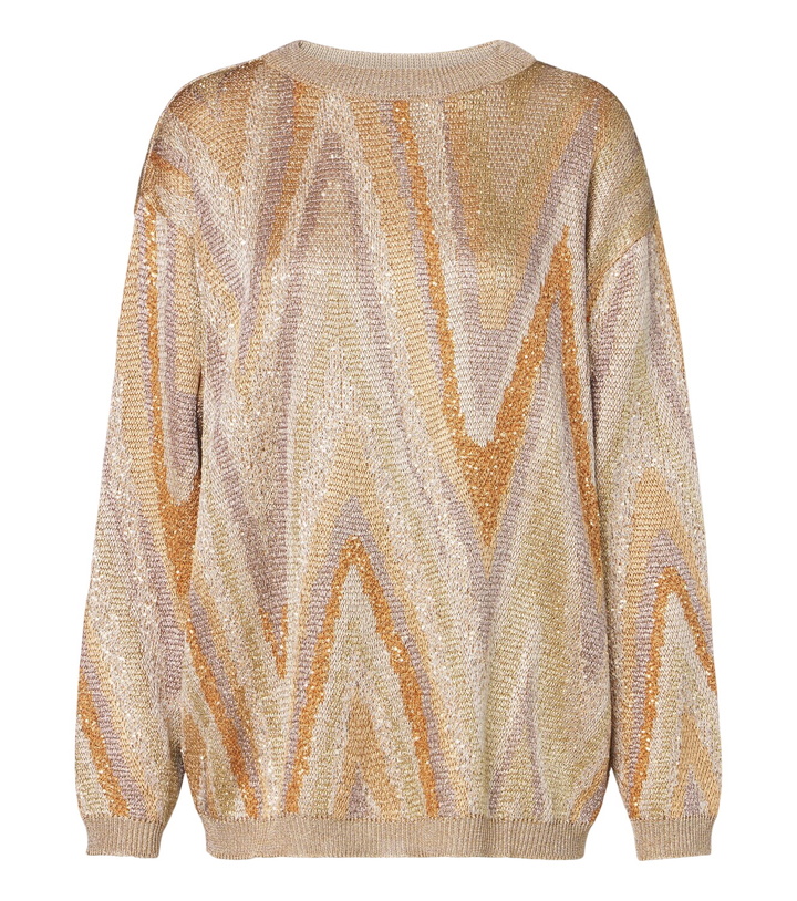 Photo: Missoni Zigzag sequined lamé sweater