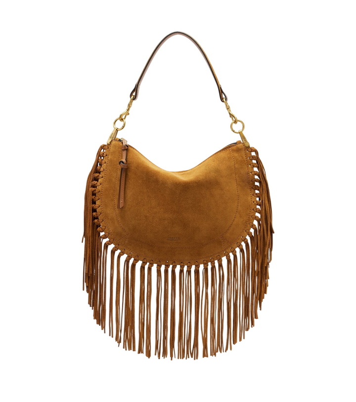 Photo: Isabel Marant Oskan Small fringed suede shoulder bag