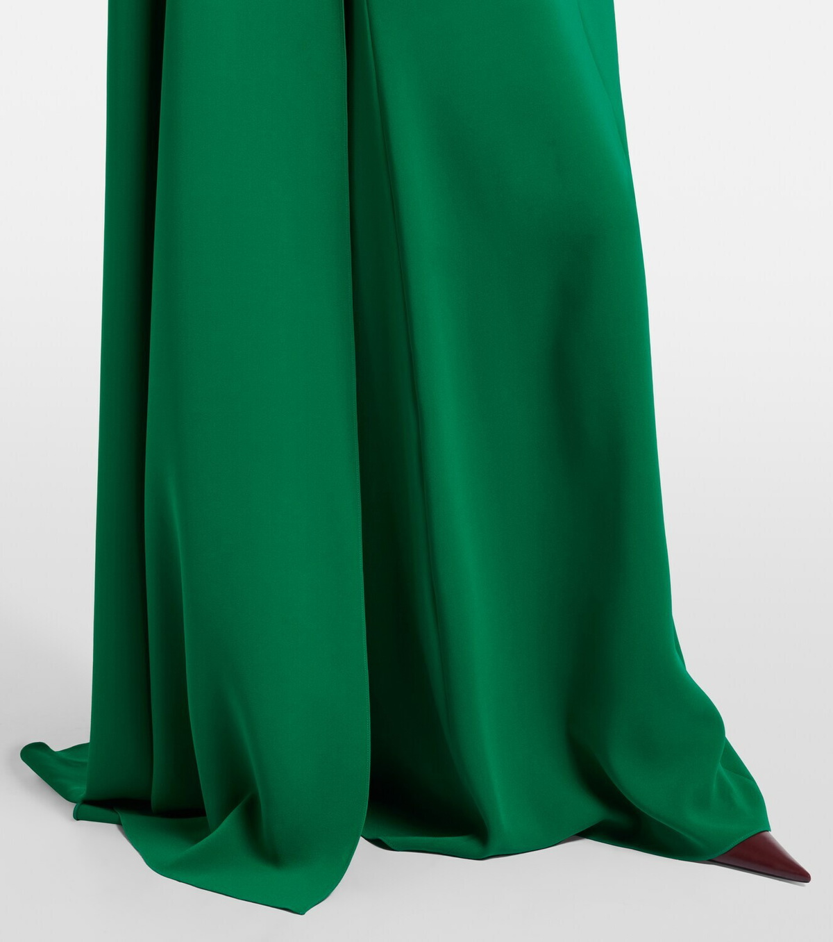 Oscar de la Renta Cyclamen silk-blend georgette kaftan