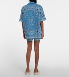 Alanui - Bandana cotton piqué shirt