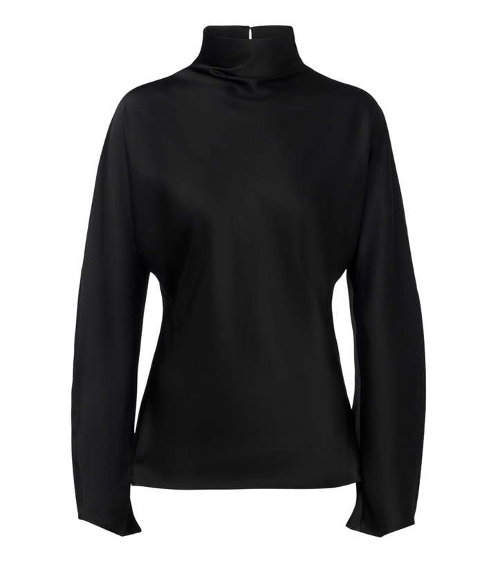 Photo: Róhe Satin turtleneck top