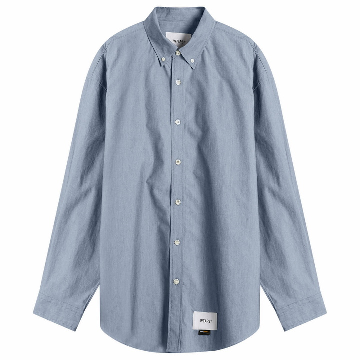 Photo: WTAPS Men's BD 04 Cordura Oxford Shirt in Navy
