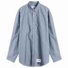 WTAPS Men's BD 04 Cordura Oxford Shirt in Navy