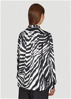 Zebra Print Shirt in Black