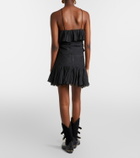 Marant Etoile Daneen ruffled cotton-blend miniskirt