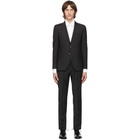 Hugo Black Arti and Hesten Extra Slim Fit Wool Suit