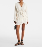 Marant Etoile Dejha cotton and linen-blend miniskirt